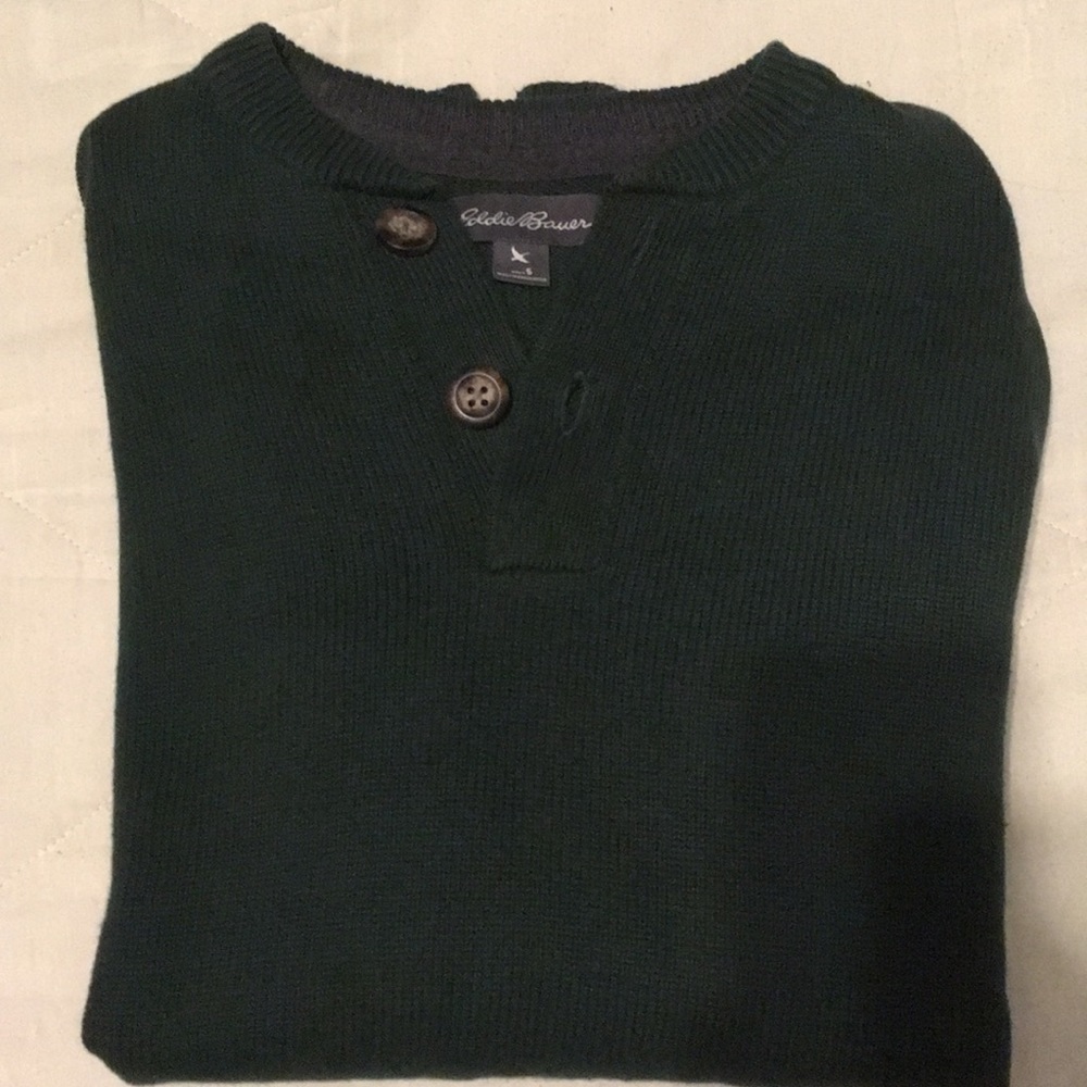 Eddie Bauer men’s long sleeve knit sweater